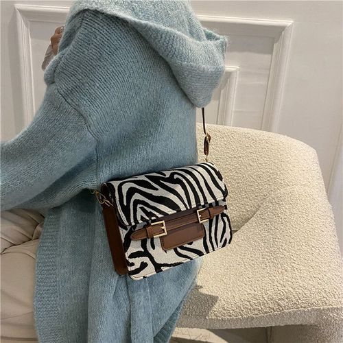 Petit sac besace en drap de laine sac bandoulière simple femme petit carré sac a main femme