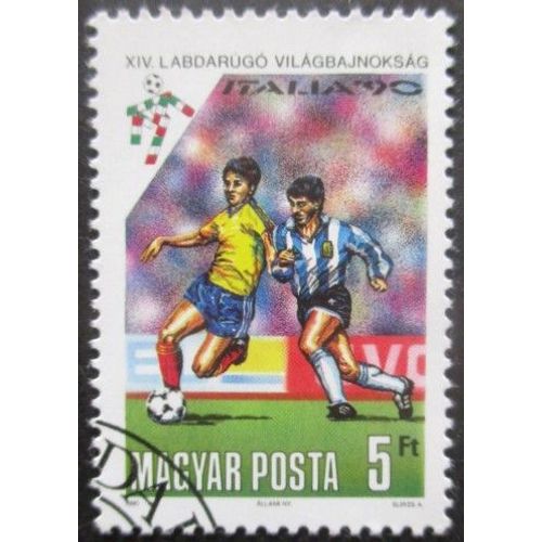 Hongrie N°3275 Coupe Du Monde De Football Italia 1990 Oblitéré