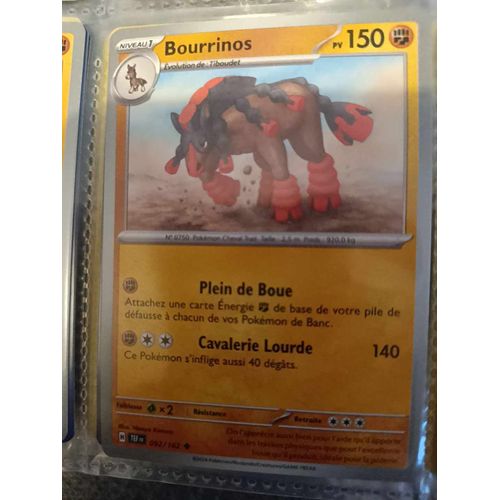 Peu Commune - Pokemon - Forces Temporelles - Bourrinos 92/162
