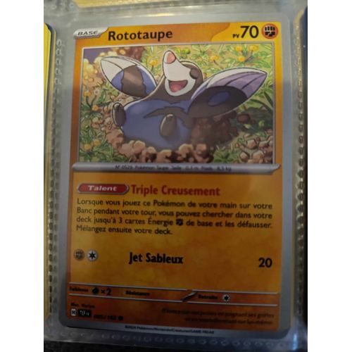 Commune - Pokemon - Forces Temporelles - Rototaupe 85/162
