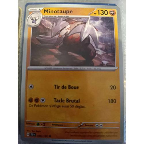 Peu Commune - Pokemon - Forces Temporelles - Minotaupe 86/162