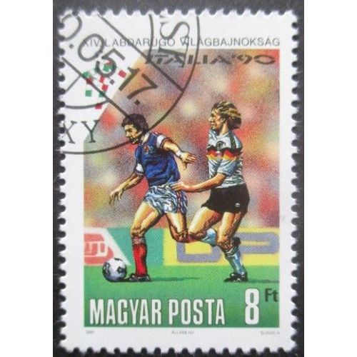 Hongrie N°3277 Coupe Du Monde De Football Italia 1990 Oblitéré