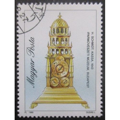 Hongrie N°3303 Horloge Ancienne Oblitéré