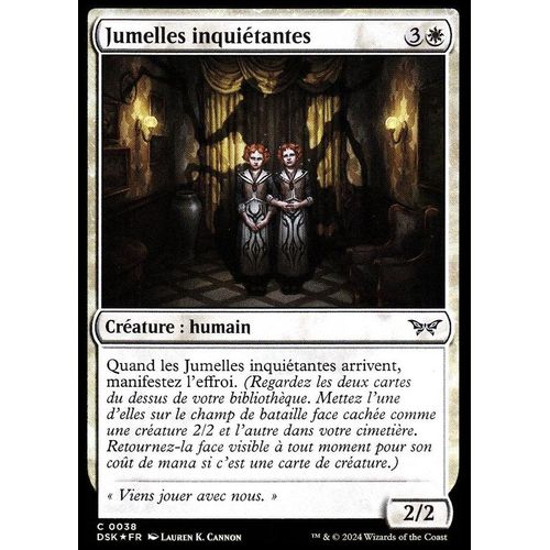 Jumelles Inquiétantes - Foil - Magic - Mornebrune Vf - C - 38