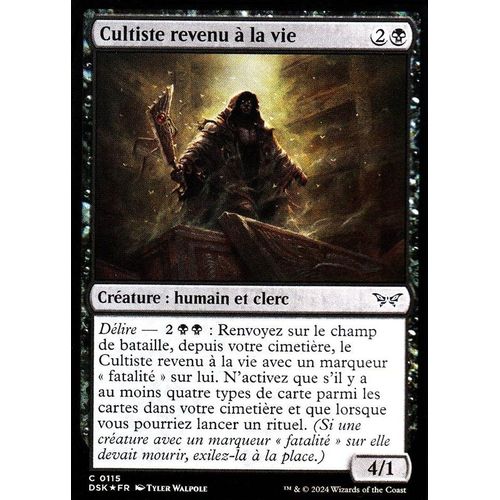 Cultiste Revenu À La Vie - Foil - Magic - Mornebrune Vf - C - 115