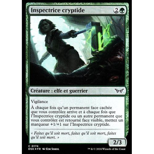 Inspectrice Cryptide - Foil - Magic - Mornebrune Vf - C - 174