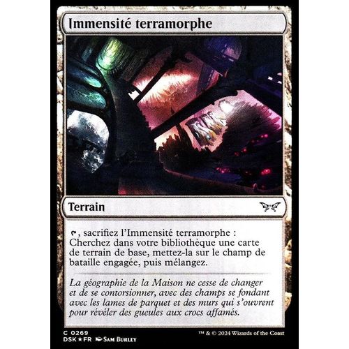 Immensité Terramorphe - Foil - Magic - Mornebrune Vf - C - 269