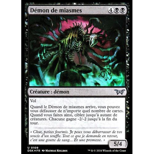 Démon De Miasmes - Foil - Magic - Mornebrune Vf - U - 109