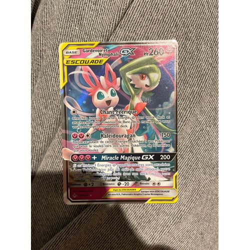 Carte Pokémon Escouade Gardevoir Et Nymphali Gx 260 Pv 