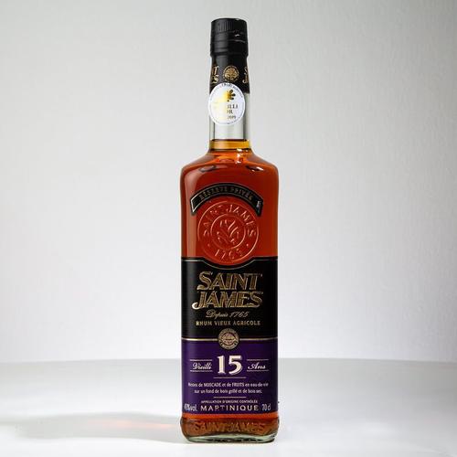 Saint James - Réserve Privée 15 Ans - Coffret 2 Verres - Rhum Hors D'âge - 43° - 70cl