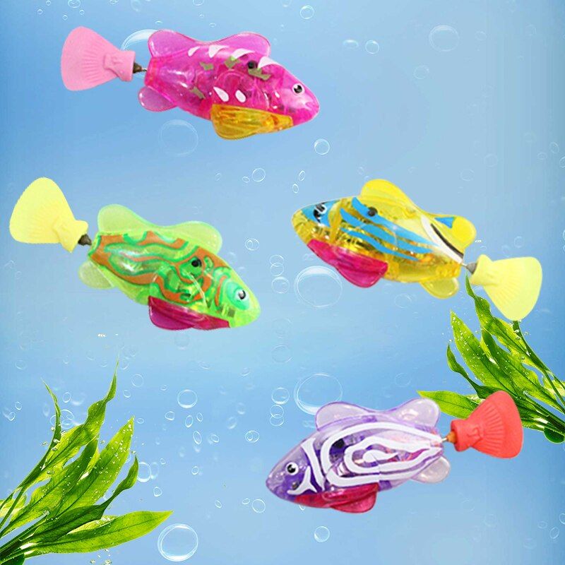 lectrique Chat Poisson Jouet Pet Natation Poisson Pet Inter... - 3