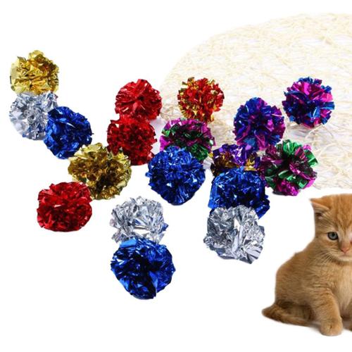 Coloré Mylar Ball Kitty Jouets Papier Anneau Sonic Chaton Jouet Jouer Produits Interactifs Pour Animaux De Compagnie