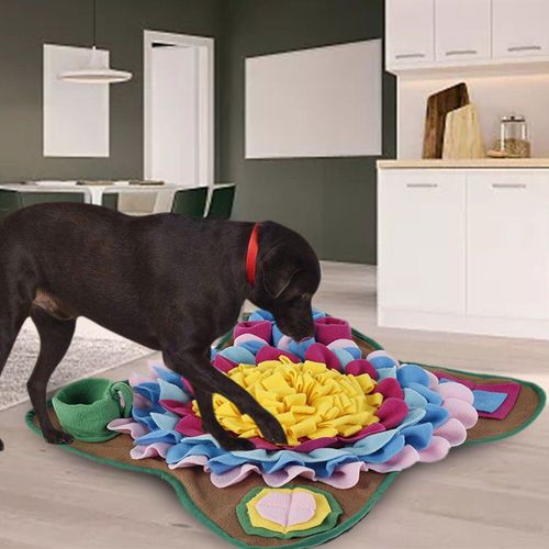 Chien Pieds Pad Snuff Mat Odeur Nez Éducatif Puzzle Jouet Alimentation Lente Distributeur De Nourriture Tapis Lavable Produits Ménagers