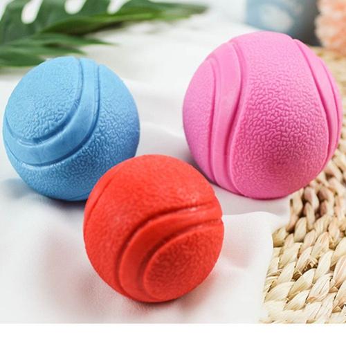 5/6/7 Cm Chien Jouet Interactif Balles En Caoutchouc Pour Animal De Compagnie Chien Chat Chiot Chien Dents Élastique Balle Jouets À Mâcher