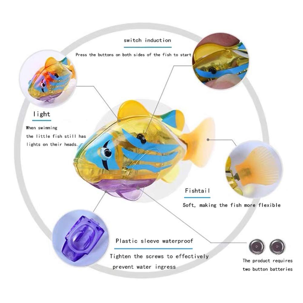 Chat Interactif lectrique Poisson Eau Chat Jouet Intrieur ... - 2