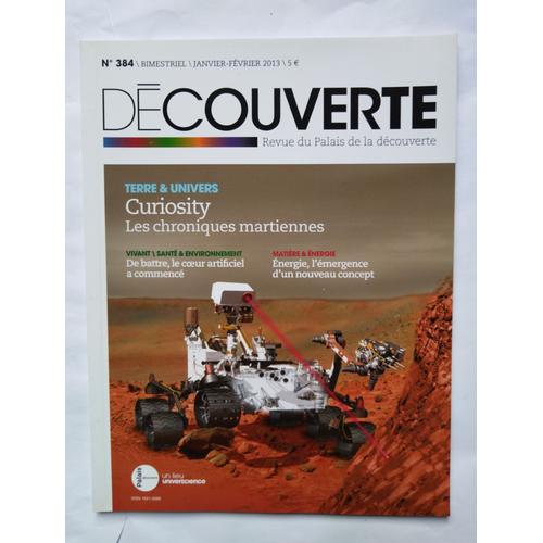 Découverte (Revue Du Palais De La Découverte) N° 384 Jan-Fév 2013