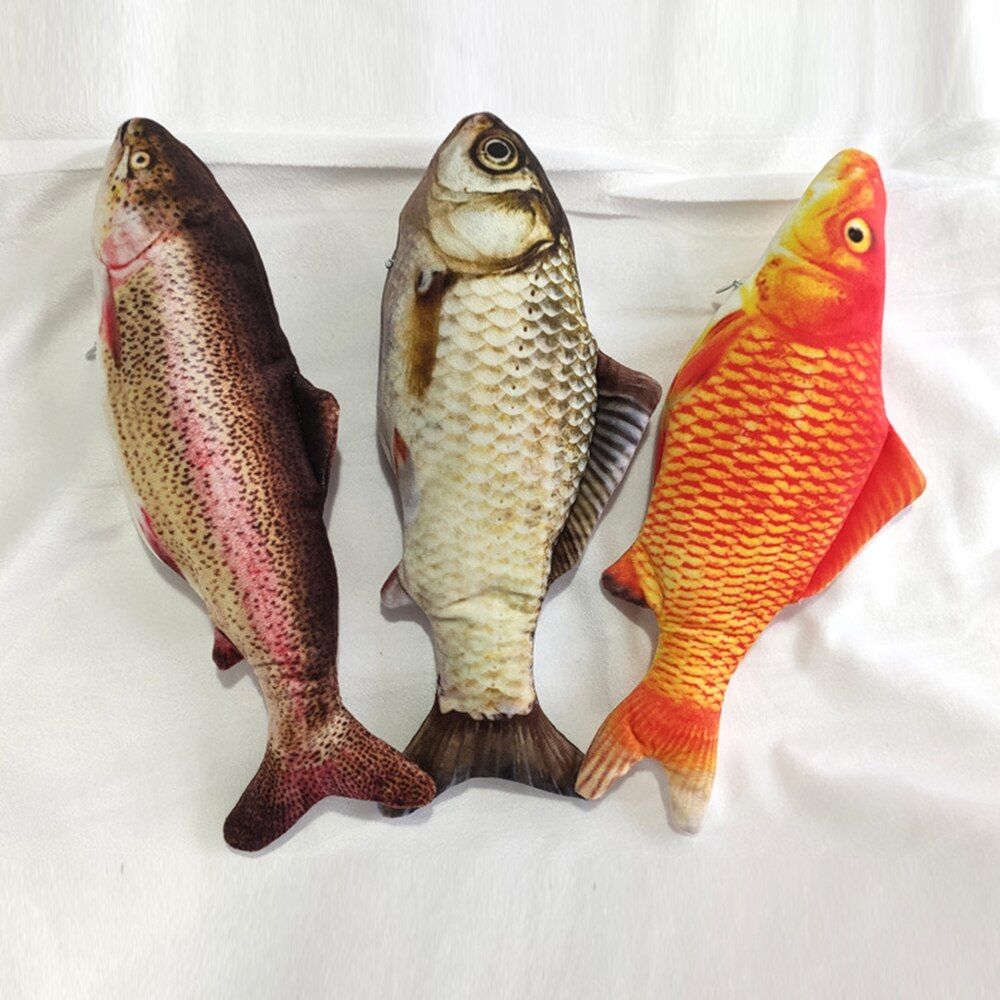 Animal De Compagnie Poisson En Peluche Cadeau Interactif Poi... - 4