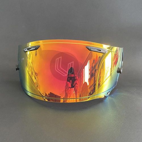Or Rouge - Étui De Lunettes Pour Casque De Moto, Visière Complète Pour Arai Rx7x