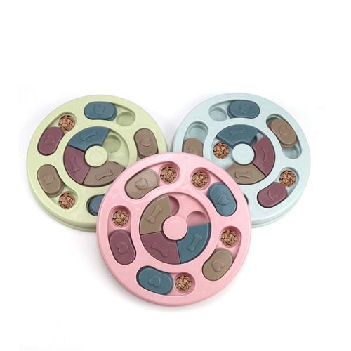 Lent Pet Feeder Jouets Puzzle Distributeur De Nourriture Interactive Antidérapant Dog Bowl Soulagement De La Pression