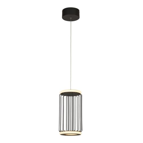 Circolo Suspension De Plafond Led Cage, Métal Noir