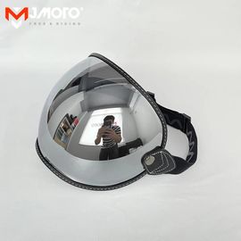 Argent-Mjh-L01 - Lunettes De Casque, Pare Bulle, Visière, Lentille De Moto, Rétro, Protection Hd