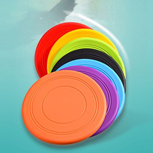 Doux Antidérapant Chien Volant Disque Silicone Jeu Frisbee Anti Jouet À Mâcher Pour Chien Animal Chiot Outils De Formation