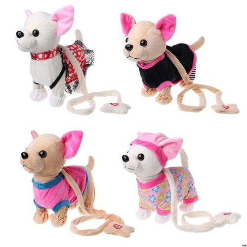 Jouet Interactif De Chant De Chien De Tirette D'animal Familier De Robot Électronique Avec Le Sac Pour Le Cadeau D'anniversaire D'enfants