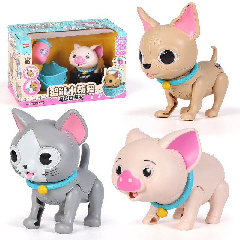 Jouets Interactifs Intelligent Chien Chat Cochon Jouets Beau... - 2