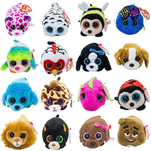 Big Eyes Ty Peluche Poupée Serviette Chien Abeille Coccinelle Dinosaure Hibou Lion Garçons Filles Collection Cadeau D'anniversaire
