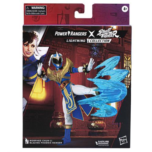 Hasbro Power Rangers X Street Fighter Lightning Collection - Morphed Chun-Li Et Ranger Blazing Phoenix