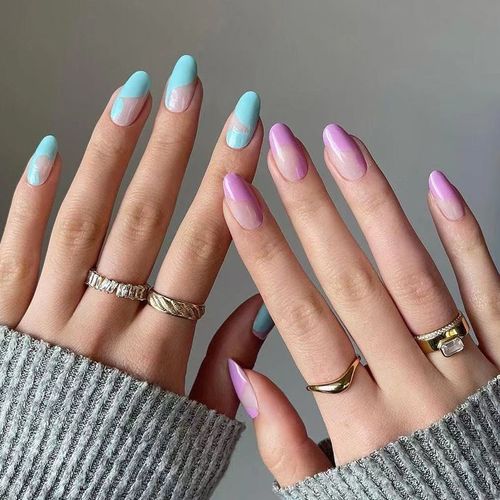 Faux Ongles Faux Ongles Manucure Patch Couleur Correspondant Manucure Simple French Nail Patch Faux Ongles Manucure(72pcs) 