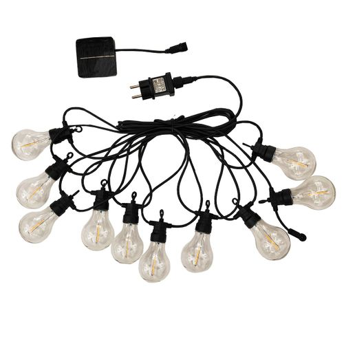 Guirlande Lumineuse Extérieur Connectable Party Clear Hybrid Noir Plastique