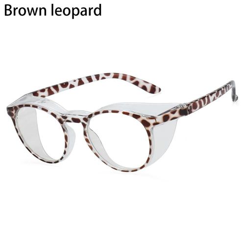 Trans Léopard Y - Lunettes De Sécurité Anti Buée, Anti Pollen, Anti Lumière Bleue, Protection Uv400, Anti Salive, Anti Poussière, Pour Hommes Et Femmes