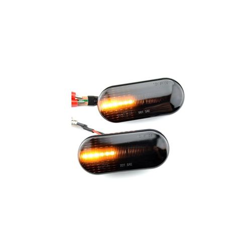 Clignotant Latéral Dynamique Pour Volkswagen, Pour Vw Bora Golf 3 4 Passat 3bg Polo Sb6 Seat Ibiza Leon Skoda Noir