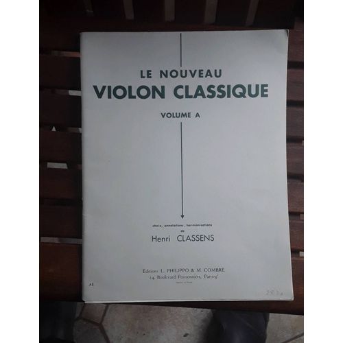 Le Nouveau Violon Classique Vol A Henri Classens