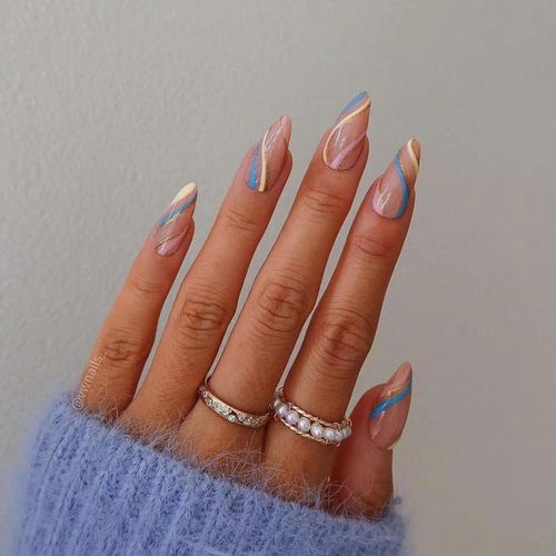 Faux Ongles Ongles D'usure Européens Et Américains Feuille De Manucure Française Poudre Éclair Patch De Manucure Simple Presse Sur Les Ongles(72pcs) 