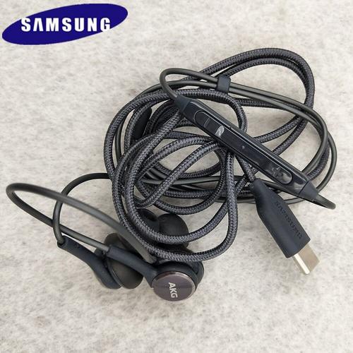 Écouteurs intra-auriculaires Samsung Galaxy Z Fold 3 Flip 3 S21 S20 Note 20 Ultra 5G Type C avec micro filaire et contrôle du volume