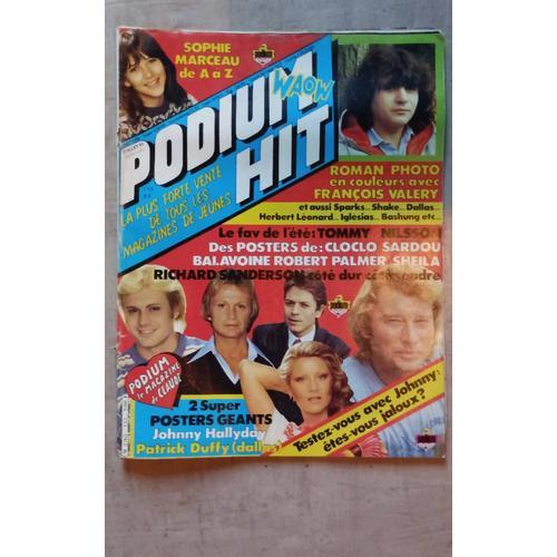 Podium Magazine Juillet 1981. Sophie Marceau, Claude François, Johnny, Daniel Balavoine...