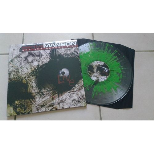 Marilyn Manson & The Spooky Kids Live Lp Gatefold Vinyle Couleur