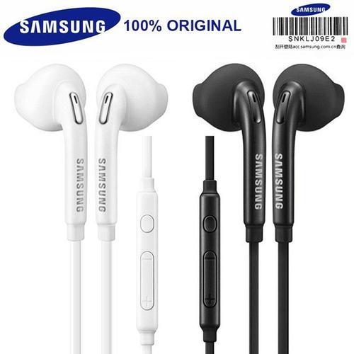 Écouteurs intra-auriculaires d'origine Samsung EO-EG920 avec micro et contrôle du volume pour Galaxy A3, A5, A7, A8 2016, 2017, 2018, J3, J5, J7, C5