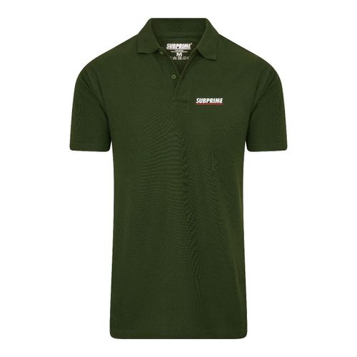 Subprime Polo Stripe Army Vert