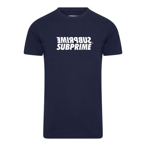 Subprime Shirt Mirror Navy Bleu