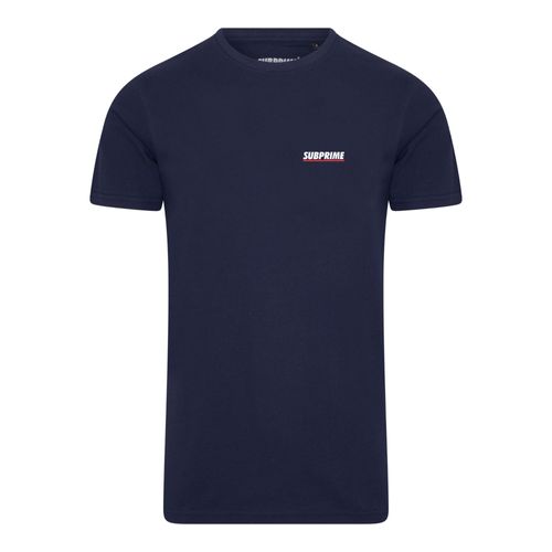 Subprime Shirt Chest Logo Navy Bleu