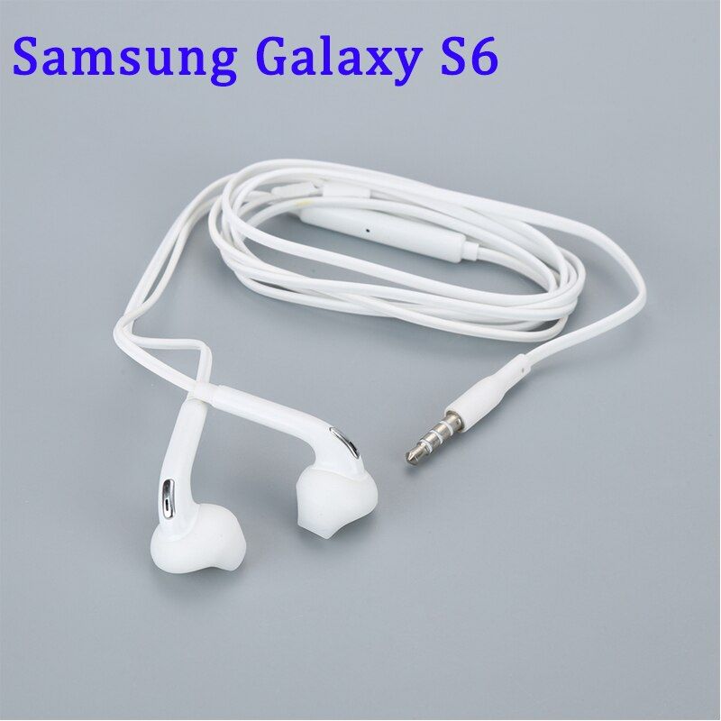 Écouteurs filaires SAMSUNG Galaxy S6 Écouteurs intra-auriculaires 2021 mm avec micro pour Samsung Galaxy S6 S6 Edge Certifié officiel 3.5