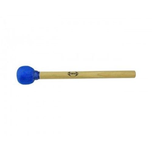Gbs01blue   Mailloche De Surdo Bois Bleue 35cm