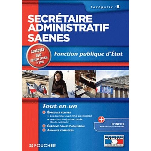 Secrétaire Administratif Saenes - Fonction Publique D'etat Catégorie B
