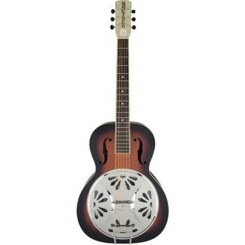 G9220 Bobtail Roundneck Ae Mahogany Body Spider Cone Resonator Guitar Fishman Nashville Resonat