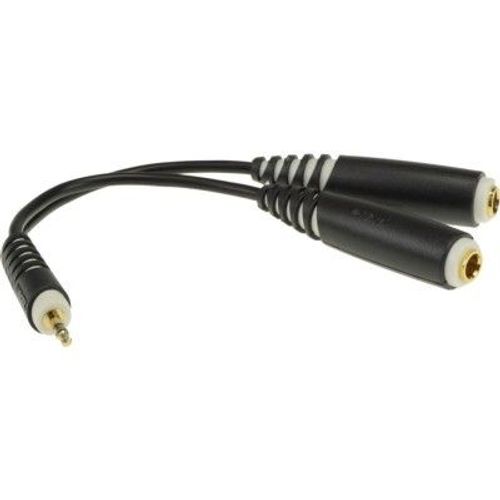 Ayb3 Adaptateur Y 20 Cm Mini Jack  2 Jack F