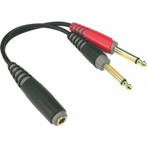 Ays5 Adapt Y Stereo  20 Cm Jack  Jack