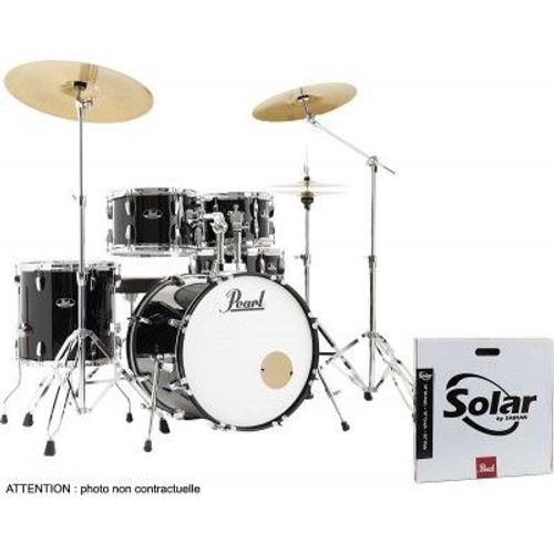 Roadshow Fusion 20  Pack Solar Sabian Jet Black